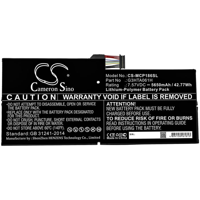 Microsoft Surface Pro 7 Surface Pro 7 1866 Tablet Replacement Battery-3
