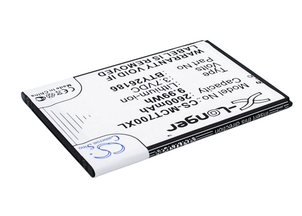Mobistel Cynus T7 MT-600S MT-600W 2600mAh Mobile Phone Replacement Battery-2