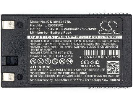 Paxar 6017 Handiprinter 6032 Pathfinder 60 2400mAh Replacement Battery-2