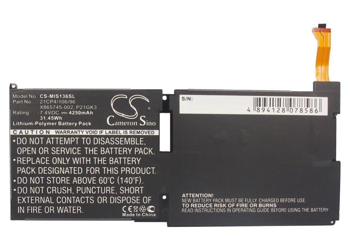 Microsoft 9HR-00005 Surface Surface Pro 2 Surface RT Tablet Replacement Battery-5