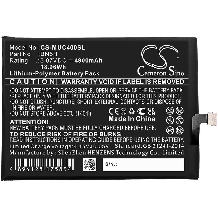 Poco PCC600 PCC601 PCC601LA PCC620B PCC620LB PCC620LBR PCC640 PCC640B PCC641 PCC650B PCC650BR PCC660B PCC661B PCC670B Mobile Phone Replacement Battery-3