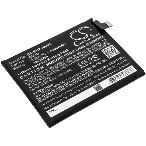 Redmi K30 Ultra 5G M2006J10C Mobile Phone Replacement Battery