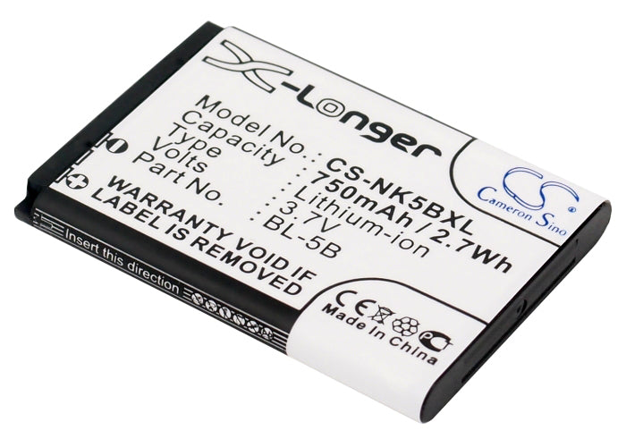 Minox DCC 5.0 DCC 5.1 Digital Classic DCC 5.1 750mAh Mobile Phone Replacement Battery-2