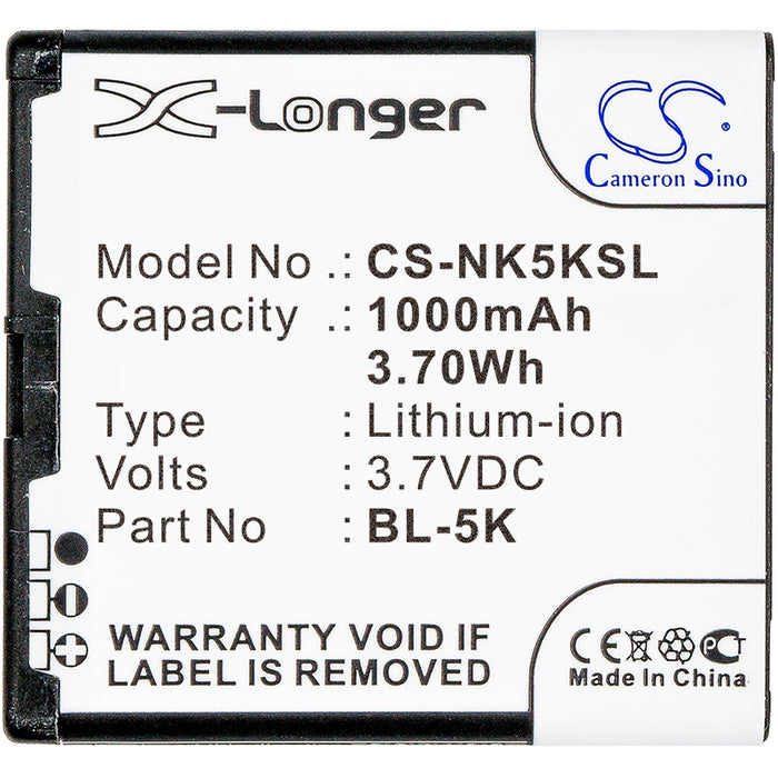 Nokia 701 C7 C7-00 N85 N86 T7 X7 X7-00 Mobile Phone Replacement Battery-5