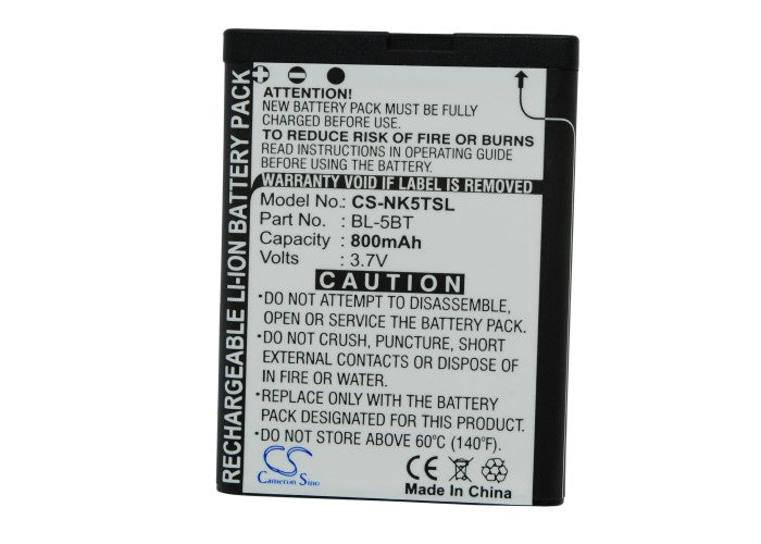Nokia 2600 classic 7510 7510 Supernova N75 Mobile Phone Replacement Battery-4
