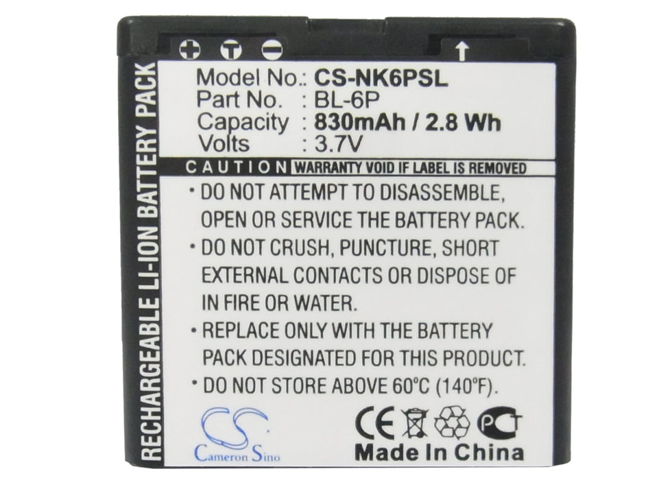 Nokia 6500 6500 Classic 6500C 7900 7900P Mobile Phone Replacement Battery-5