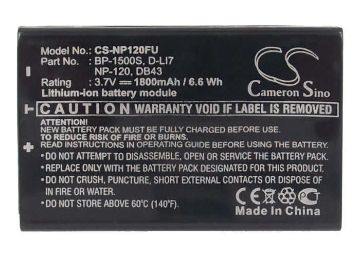 Rollei Movieline SD-10 Camera Replacement Battery-5
