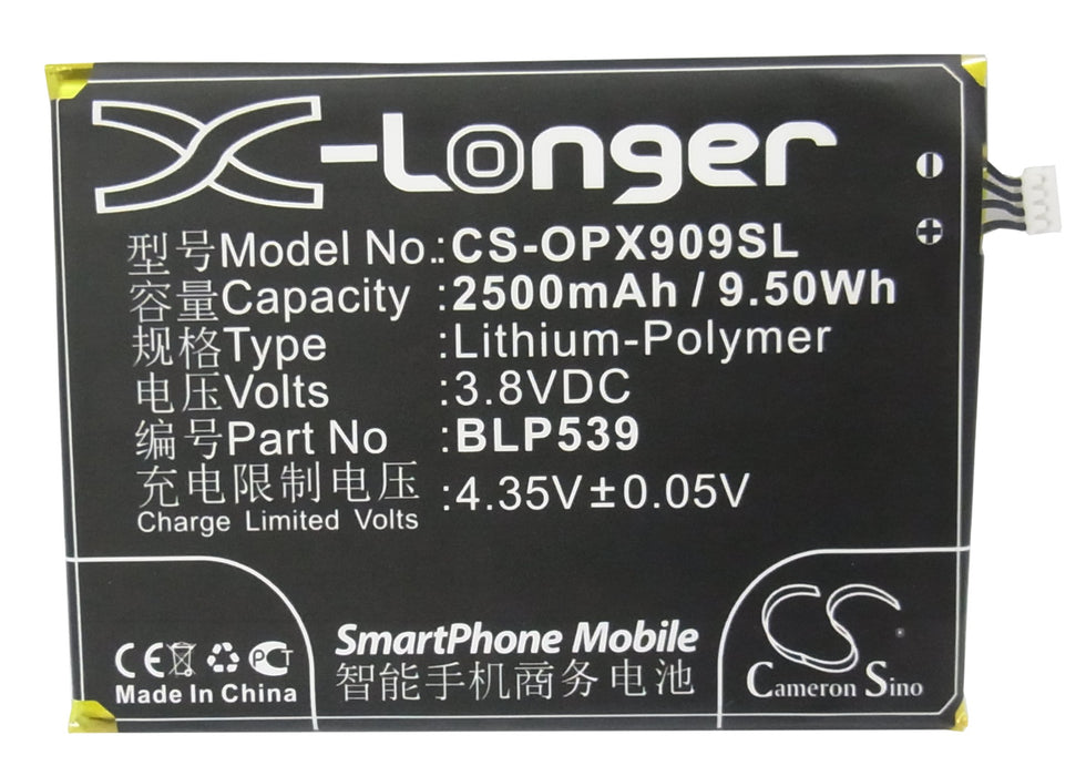 Oppo Find 5 X909 X909t Mobile Phone Replacement Battery-5
