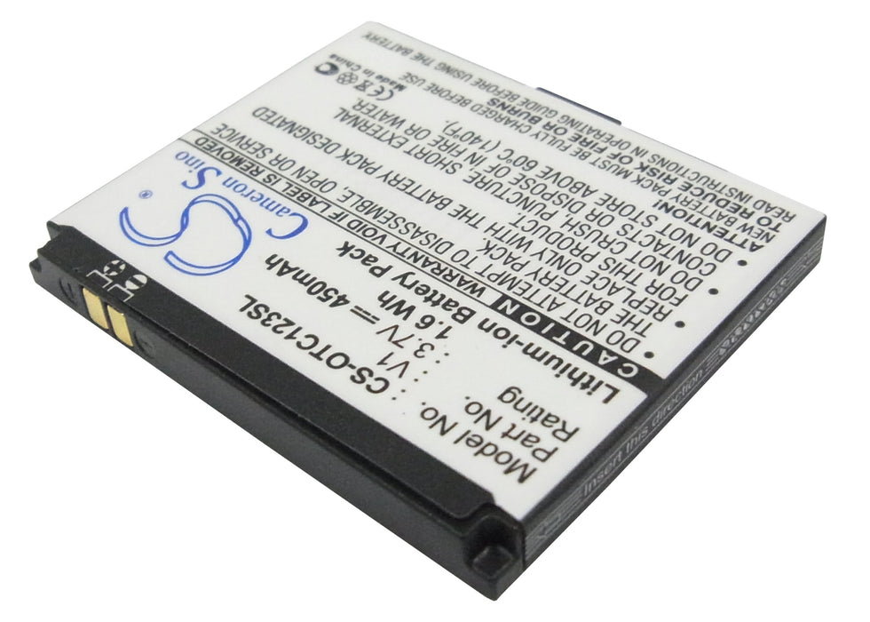 Alcatel OT-C123 OT-C123A Mobile Phone Replacement Battery-2