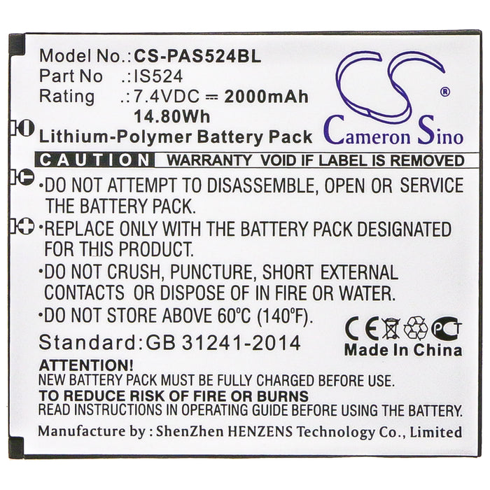 PAX D210 IS524 Payment Terminal Replacement Battery-3