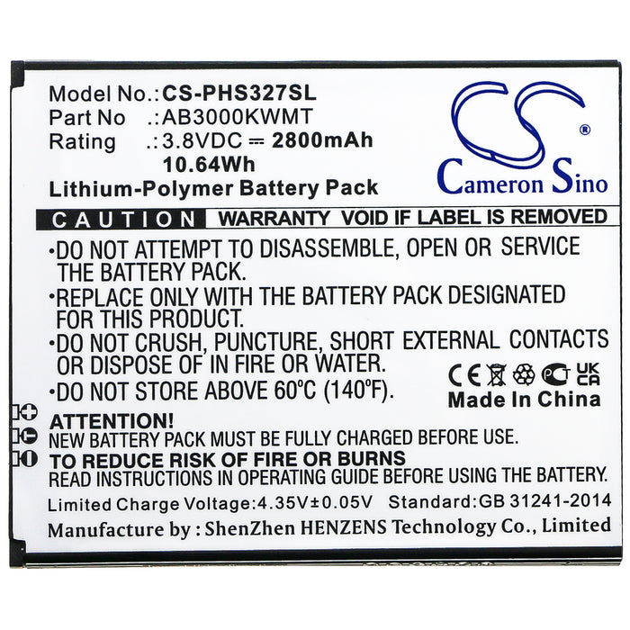 Philips CTS327 Xenium S327 Mobile Phone Replacement Battery-3