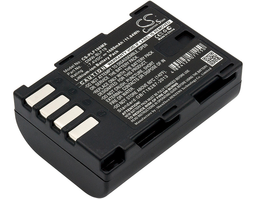 Panasonic Lumix DMC-GH3 Lumix DMC-GH3A Lum 1600mAh Replacement Battery-main