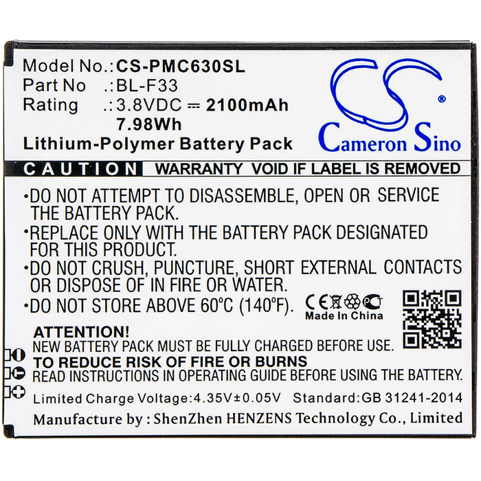 Phicomm C630 C630LV C630LW C730LW E653LW Mobile Phone Replacement Battery-3
