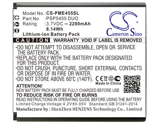 Prestigio PSP5455 DUO Replacement Battery-main