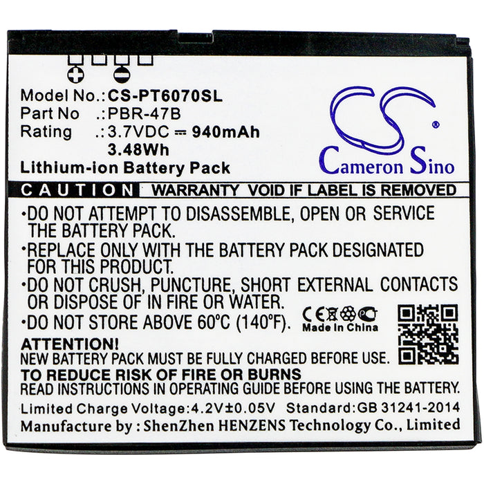 Pantech P6070 Vybe Mobile Phone Replacement Battery-3