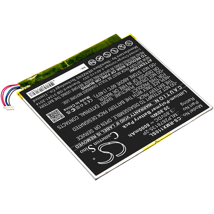 Verizon Ellipsis 10 HD Ellipsis 10 inch 32GB HD 4G QTAXIA1 Tablet Replacement Battery-2