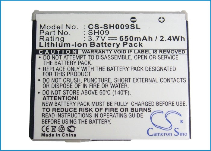 Sharp SH902ISL SH903i Mobile Phone Replacement Battery-5