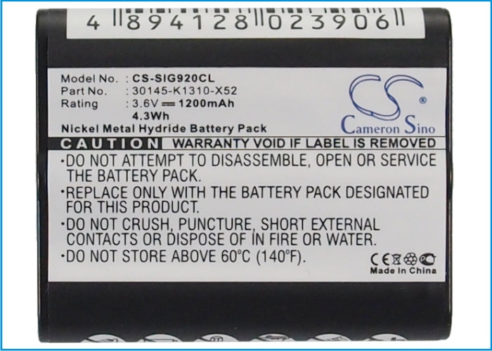 Commodore 250 Cordless Phone Replacement Battery-5