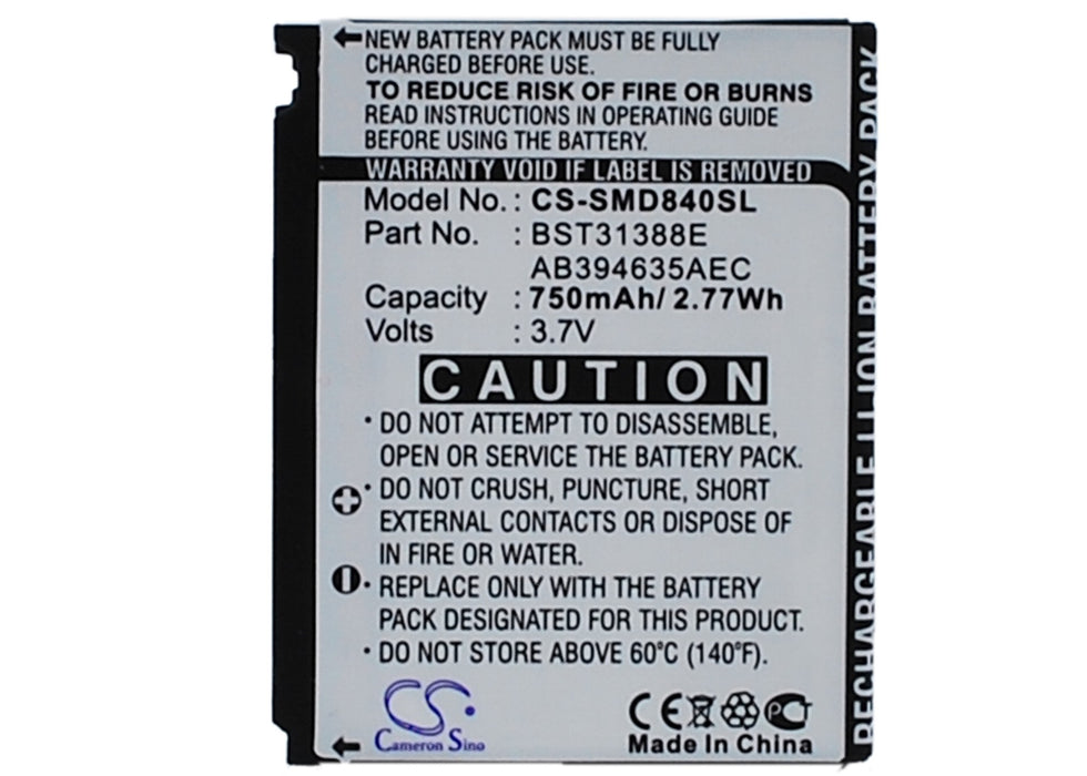 Samsung M359 SGH-D840 SGH-D848 Mobile Phone Replacement Battery-5
