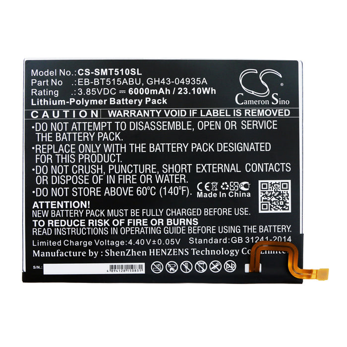 Samsung Galaxy Tab A 10.1 2019 Galaxy Tab A 2019 SM-T510 SM-T515 Tablet Replacement Battery-3