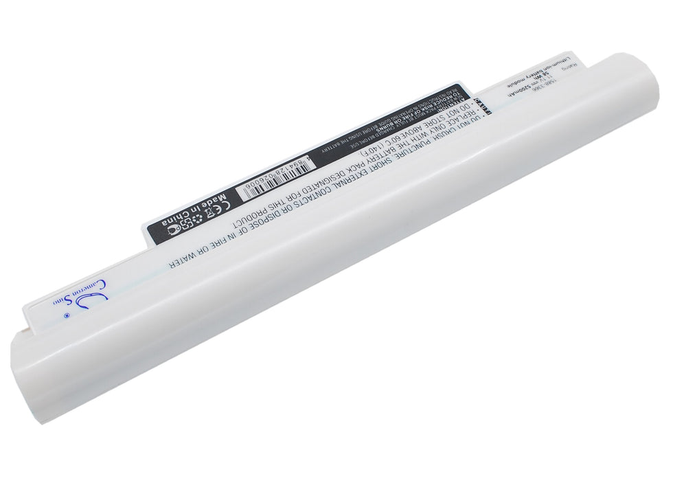 Samsung N110 (black) NP-N110 NP-N110-12PBK NP-N120 NP-N120-12GBK NP-N120-12GW NP-N130 NP-N130-KA 5200mAh White Laptop and Notebook Replacement Battery-2