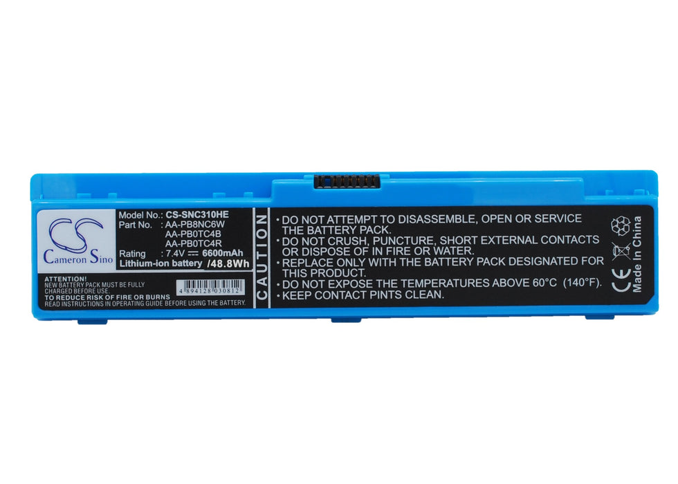 Samsung N310 N310-13GB N310-13GBK N310-13GO N Blue Replacement Battery-main