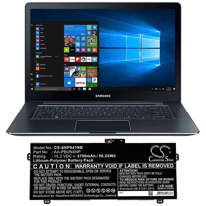 Samsung ATIV Book 9 Pro NP940Z5J NP940Z5L NP940Z5L-S03US NP940Z5L-X01US NP940Z5L-X03US Laptop and Notebook Replacement Battery-5