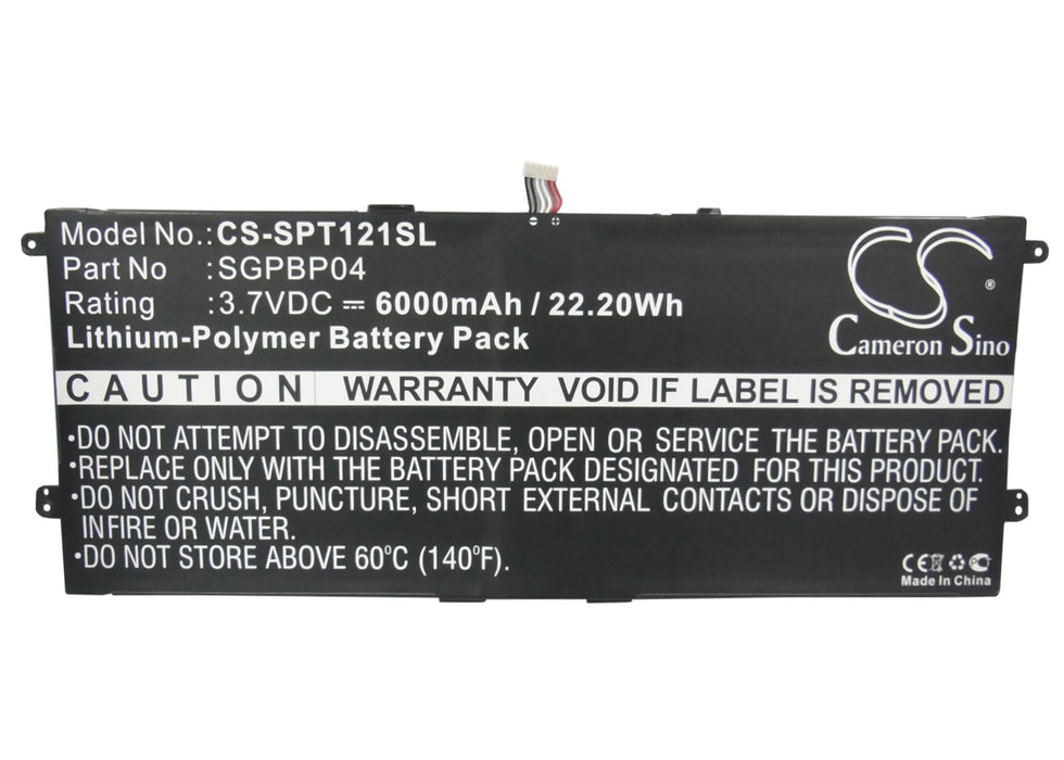 Sony GPT121 SGPT121US S Tablet S Tablet Replacement Battery-5