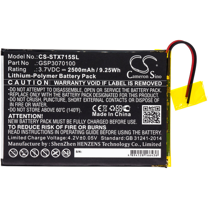 Smartab ST7150 Tablet Replacement Battery-3