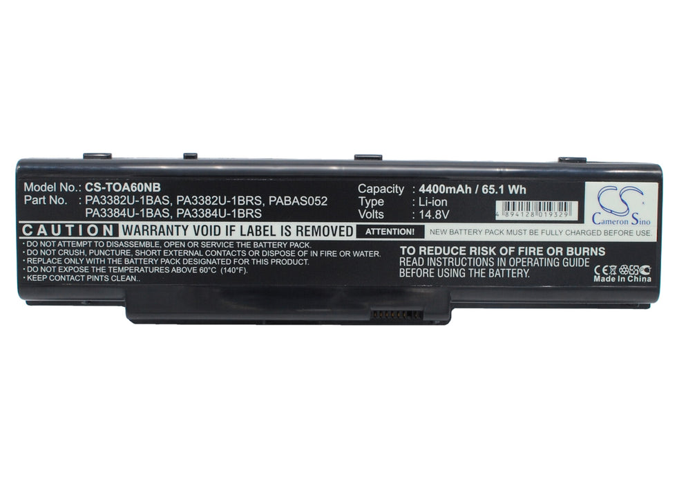 Toshiba Dynabook AW2 Dynabook AX 2 Dynaboo 4400mAh Replacement Battery-main