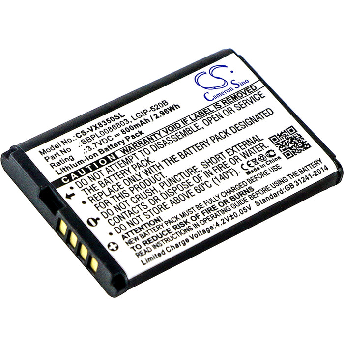 LG AX310 Helix LN180 LX400 MN180 MT310 Select UX31 Replacement Battery-main