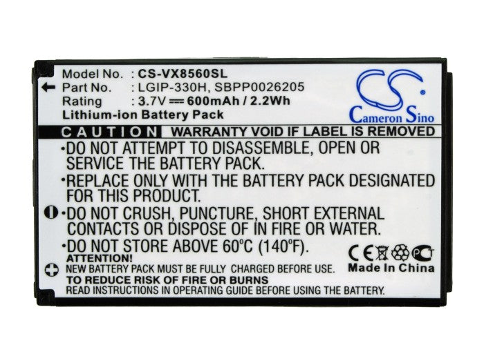 LG Chocolate 3 VX8560 Mobile Phone Replacement Battery-5