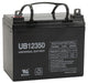 UPG 12V 35Ah Sealed Lead Acid - AGM - VRLA Battery - L1