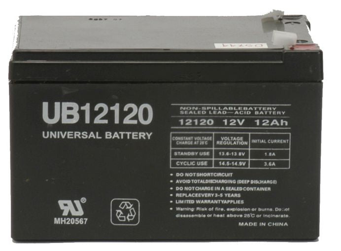 UPG 12V 12Ah Sealed Lead Acid - AGM - VRLA Battery - F1