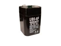 UPG 6V 5Ah Sealed Lead Acid - AGM - VRLA Battery - F1