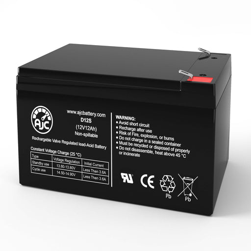 X-Treme X-150 Sea 12V 12Ah Electric Bicycle Replacement Battery