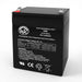 AJC Battery Compatible with APC APC SRT5KRMXLIM 12V 5Ah UPS Battery