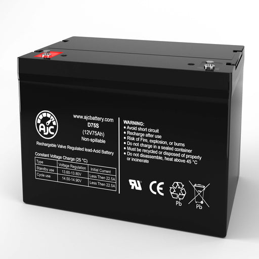 AJC Battery Compatible with Best Power Unity UT8K 12V 75Ah UPS Battery