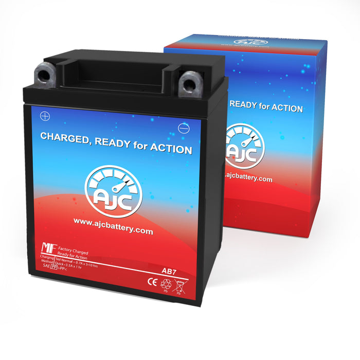 AJC Battery Compatible with Piaggio (Vespa) TpH 80CC Scooter and Moped Battery