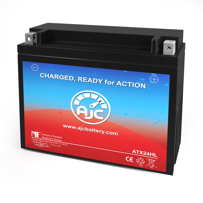 AJC Battery Compatible with Polaris Trail WideTrak 500CC Snowmobile Battery (1990)