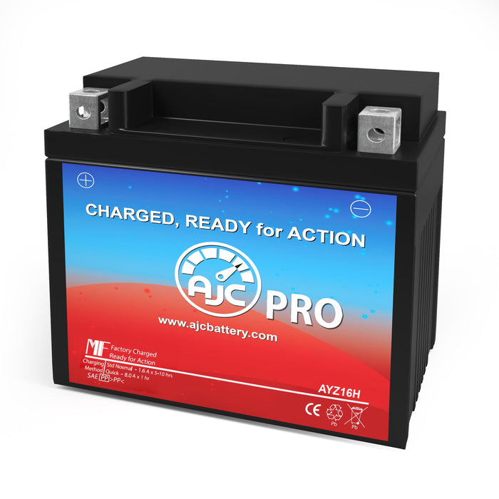 AJC Battery Compatible with BMW C600 Sport 600CC Scooter and Moped Battery (2013-2016)