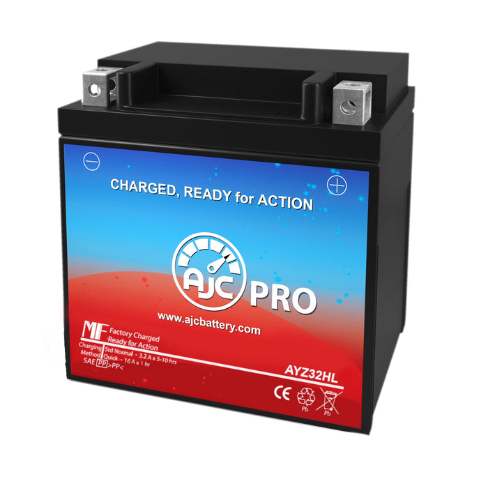 AJC Battery Compatible with Polaris Ranger XP 900 875CC ATV Battery (2013)