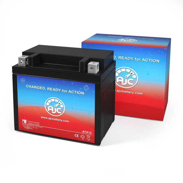 AJC Battery Compatible with Piaggio (Vespa) ET4 Scooter and Moped Battery