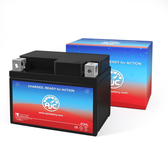 AJC Battery Compatible with Peugeot SC LI Metropolis 80CC Scooter and Moped Battery