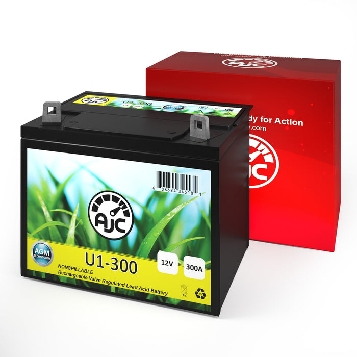 AJC Battery Compatible with Simplicity Coronet U1 Lawn Mower and Tractor Battery