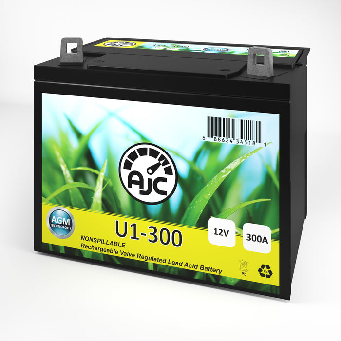 AJC Battery Compatible with Bear Cat 71620 U1 Lawn Mower and Tractor Battery