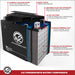 Polaris Rush RMK Pro Assailt SWBK 800CC Snowmobile Replacement Battery (2012)