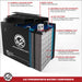 Harley-Davidson Heritage Softail Classic FLSTCI Motorcycle Pro Replacement Battery (2001-2006)