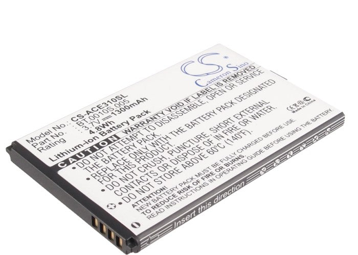 Acer Liquid Mini E310 Liquid Express E320 Liquid Gallant Duo E330 E330 Liquid Glow beTouch E210 E210 E310F Liquid Min Mobile Phone Replacement Battery