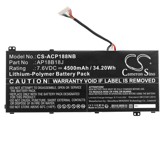 Acer Aspire 3 A314-32, Aspire 3 A314-32-33, Aspire 3 A314-32-C00A, Aspire 3 A314-32-C087, Aspire 3 A314-32-C12 Laptop and Notebook Replacement Battery